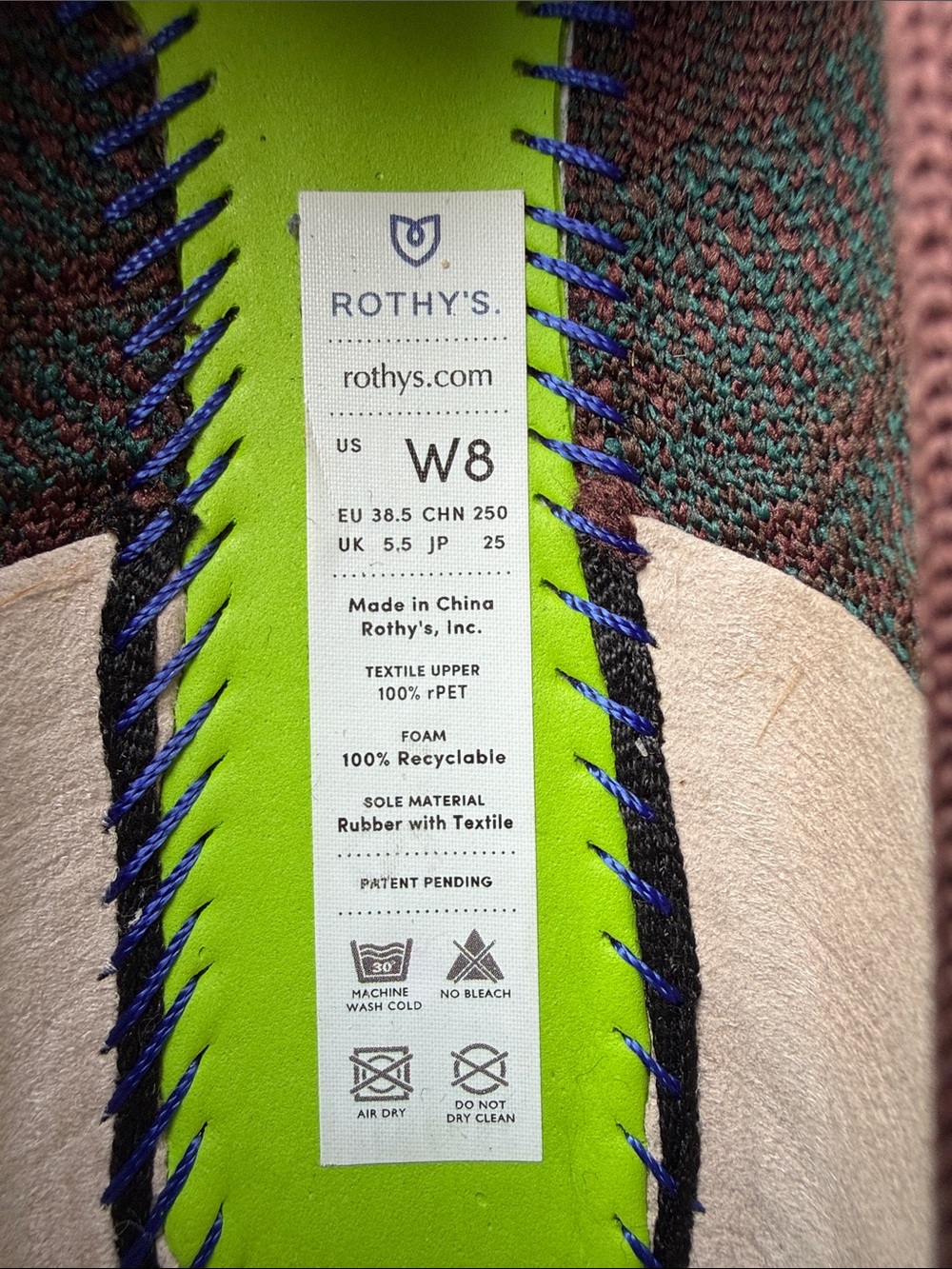 Rothy's Juniper Zebra loafer - SZ 8 - Picture 6 of 6